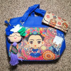 Frida Kahlo purse and accessories